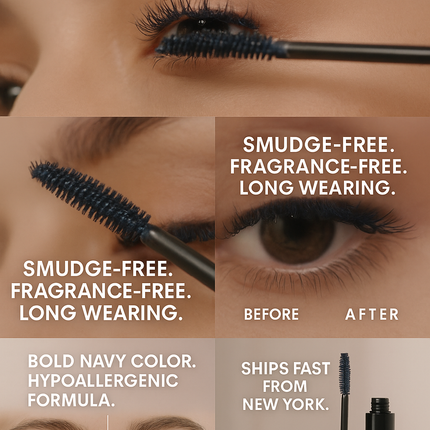 REK Cosmetics - Navy Sensitive Mascara | REK Cosmetics