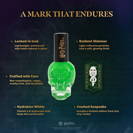 Profusion Cosmetics - HP Dark Arts | Morsmordre Illuminating Setting Spray