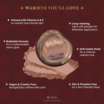 Profusion Cosmetics - Harry Potter Holiday | Chocolate Frog™ Bronzer Powder