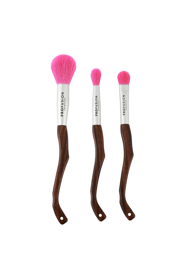 Profusion Cosmetics - Monster Bash | Witch's Broom Closet Face & Eye Brush Set