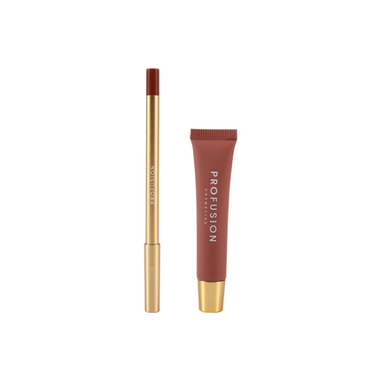 Profusion Cosmetics - Pumpkin Spice | Cashmere Lips Lip Liner & Balm Duo
