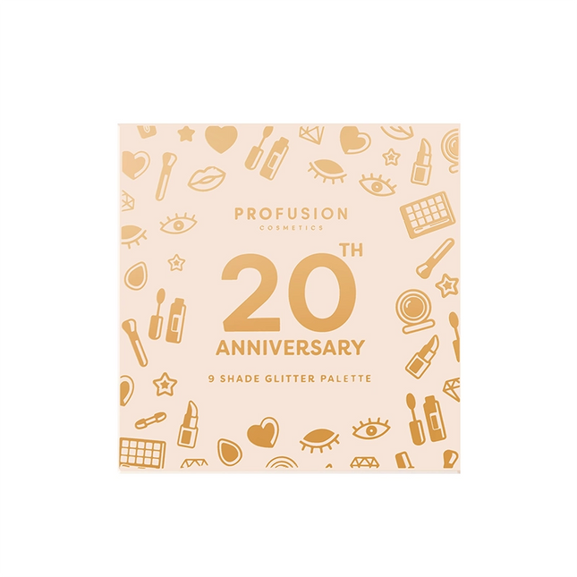 Profusion Cosmetics - 20th Anniversary Pressed Glitter Palette