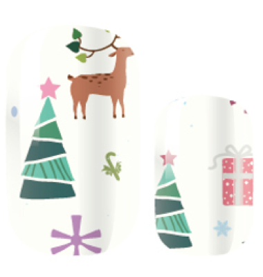 Candied Nails - Nail Sticker - Christmas Forest