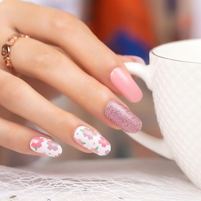 Candied Nails - Nail Sticker - Pink Posy Days
