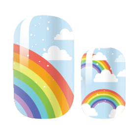 Candied Nails - Nail Sticker - Rainbow Bright