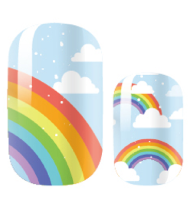 Candied Nails - Nail Sticker - Rainbow Bright