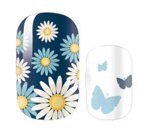 Candied Nails - Nail Sticker - Daisy's and Butterflies