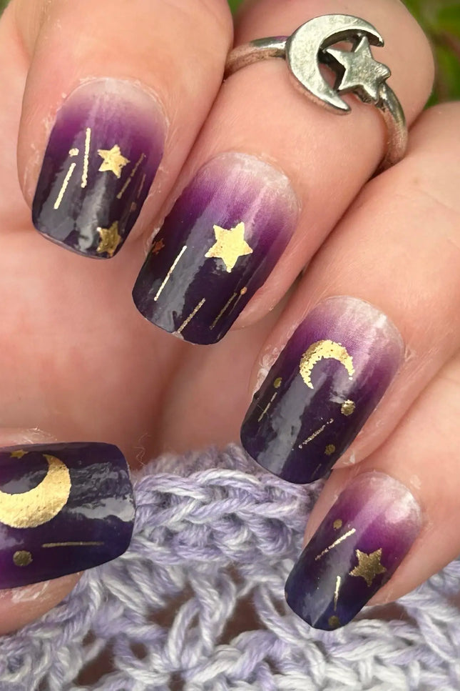 Candied Nails - Nail Sticker - Purple Skies