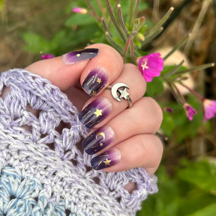 Candied Nails - Nail Sticker - Purple Skies