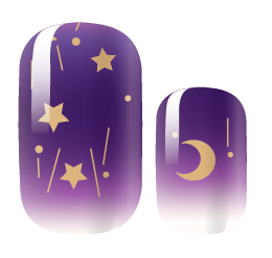 Candied Nails - Nail Sticker - Purple Skies