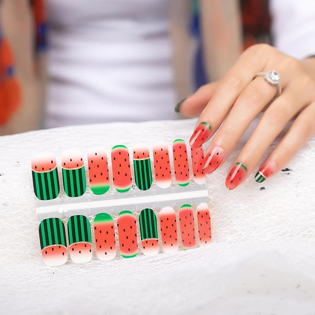 Candied Nails - Nail Sticker - Watermelon