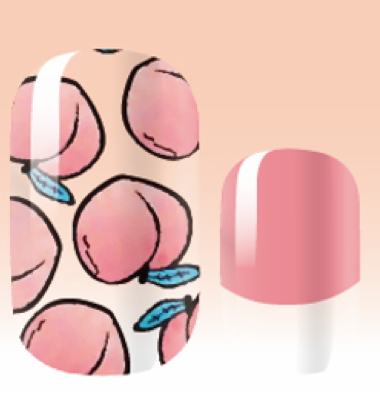 Candied Nails - Peaches and Cream