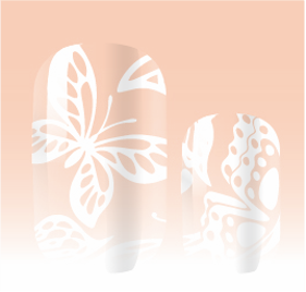 Candied Nails - Nail Sticker - Butterflies