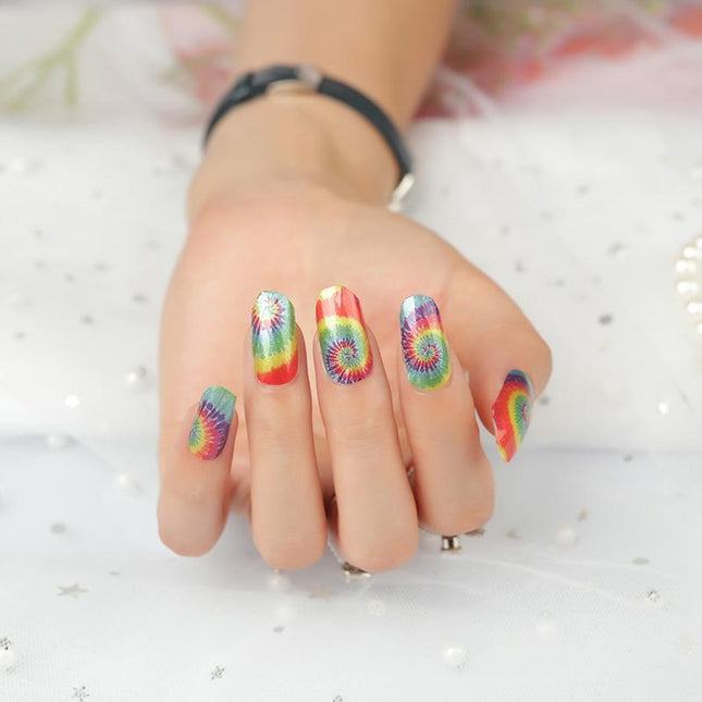 Candied Nails - Nail Sticker - Tie Dye