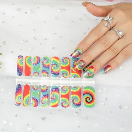 Candied Nails - Nail Sticker - Tie Dye
