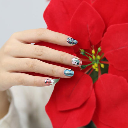 Candied Nails - Nail Sticker - Christmas Poinsettia