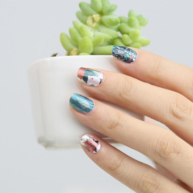 Candied Nails - Nail Sticker - Christmas Poinsettia