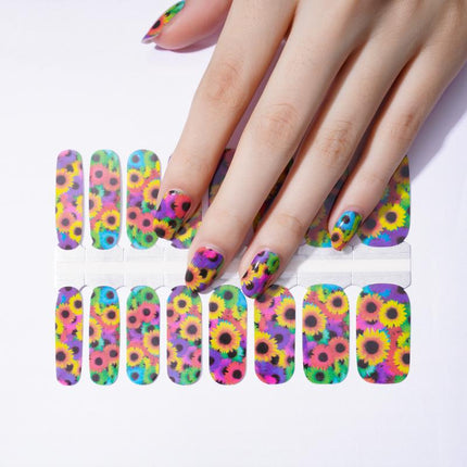 Candied Nails - Nail Sticker - Sunflower Colors