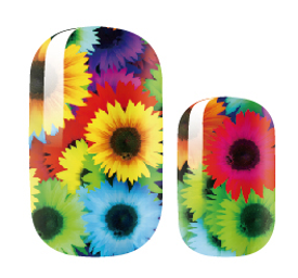 Candied Nails - Nail Sticker - Sunflower Colors