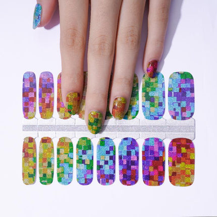 Candied Nails - Nail Sticker - Puzzled