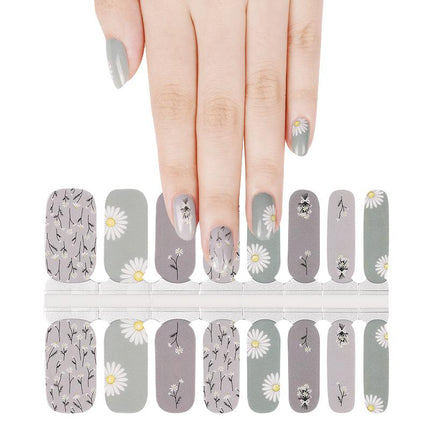 Candied Nails - Nail Sticker - White Daisy Days