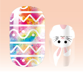 Candied Nails - Nail Sticker - Easter Eggs & Bunny