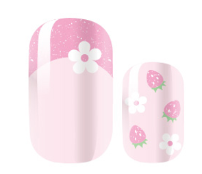 Candied Nails - Nail Sticker - Strawberry Pink