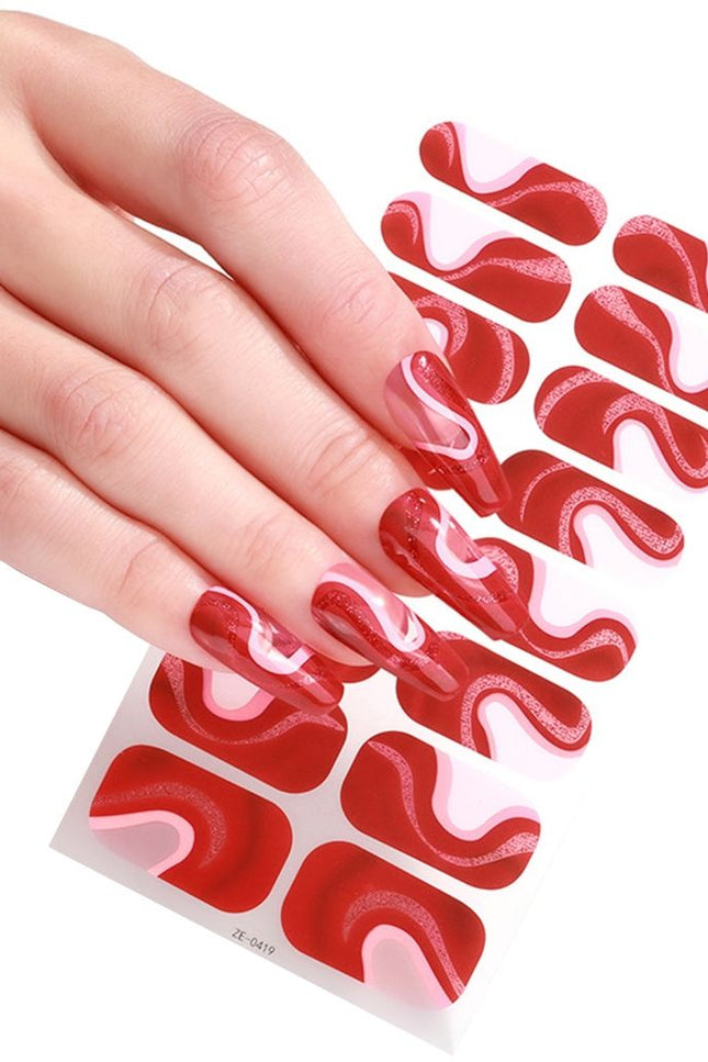Candied Nails - Nail Sticker - Lipstick Gel Nails