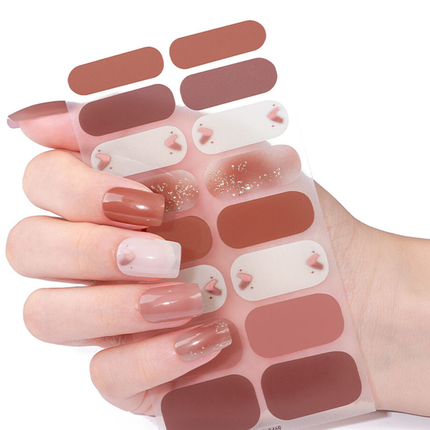 Candied Nails - Nail Sticker - Loving Hearts Gel Nails