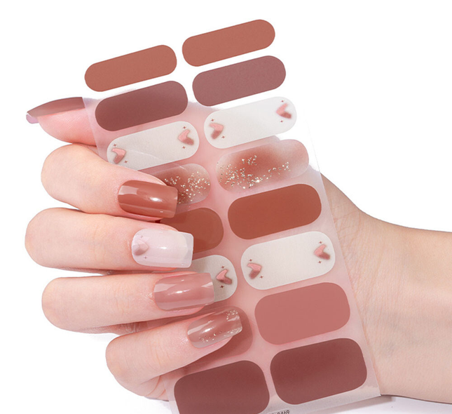 Candied Nails - Nail Sticker - Loving Hearts Gel Nails