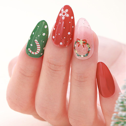 Candied Nails - Nail Sticker - Christmas Joy Gel Nails