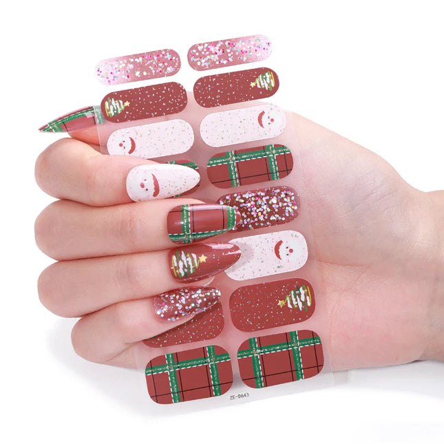 Candied Nails - Nail Sticker - Christmas Happy Gel Nails