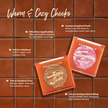 Profusion Cosmetics - Cinnamon Swirl Baked Blush