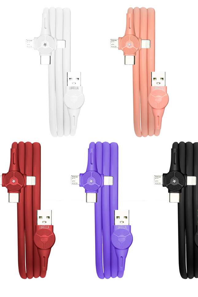Lurella Cosmetics - Lurella 3 Pack Phone Chargers
