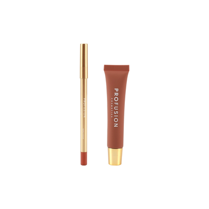 Profusion Cosmetics - Pumpkin Spice | Cashmere Lips Lip Liner & Balm Duo
