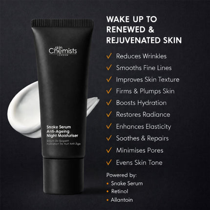 skinChemists US - skinChemists Snake Serum Anti-Ageing Night Moisturiser 50ml