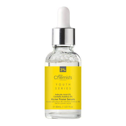 skinChemists US - Acne Prone Serum Salicylic Acid 2%, Centella Asistica 3% 30ml
