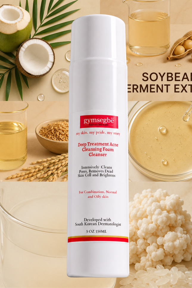 Gymsegbë - Deep Treatment Acne Cleansing Foam Cleanser