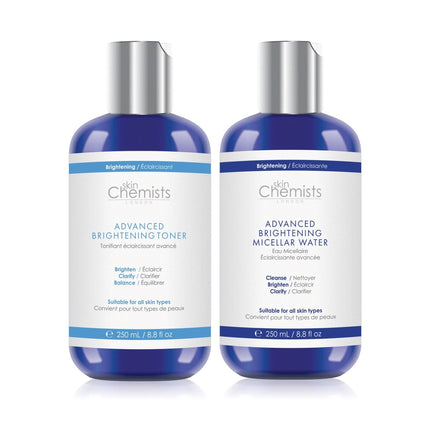 skinChemists US - Advanced Brightening Toner & Marine Micellar Water Kit
