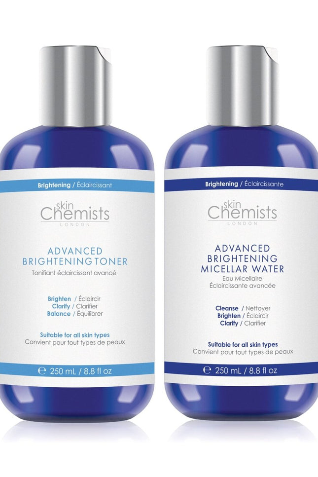 skinChemists US - Advanced Brightening Toner & Marine Micellar Water Kit