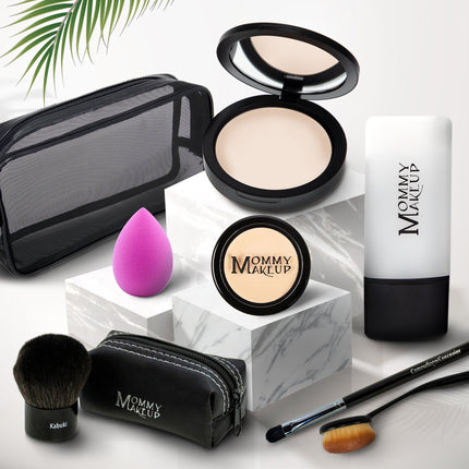 Mommy Makeup - All About the Base | Talc-free Foundation & Concealer Set