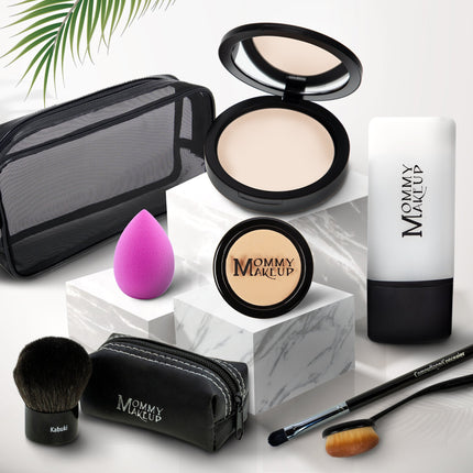 Mommy Makeup - All About the Base | Talc-free Foundation & Concealer Set