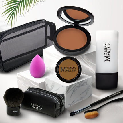 Mommy Makeup - All About the Base | Talc-free Foundation & Concealer Set