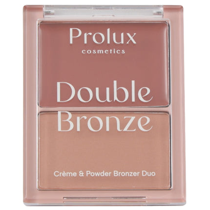 Prolux Cosmetics - Double Bronze - Creme & Powder Bronzer Duo