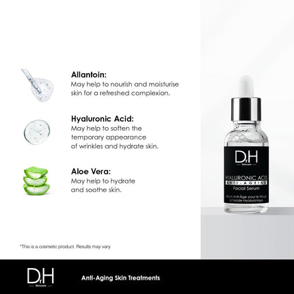 skinChemists US - Anti-Ageing Hyaluronic Acid Facial Serum 30ml