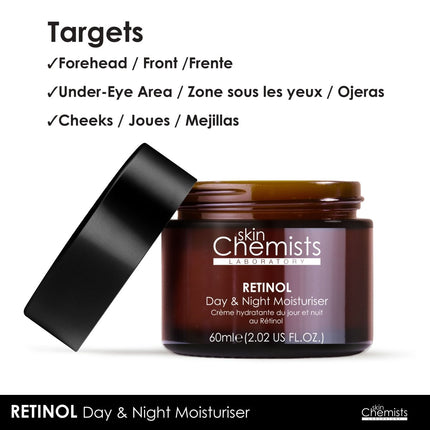 skinChemists US - Anti-Ageing Retinol Night Moisturiser with SYN®-AKE 60ml