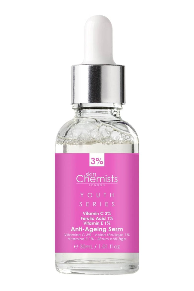 skinChemists US - Anti-Ageing Serum Vitamin C 3%, Ferulic Acid 1%, Vitamin E 1% 30ml