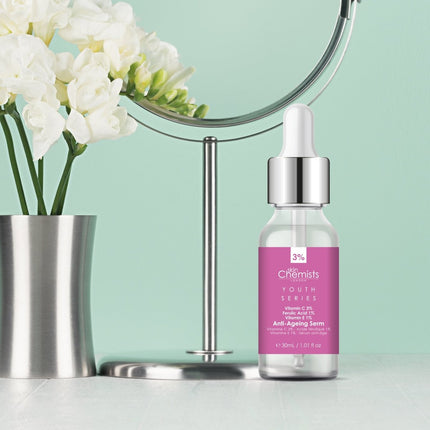 skinChemists US - Anti-Ageing Serum Vitamin C 3%, Ferulic Acid 1%, Vitamin E 1% 30ml