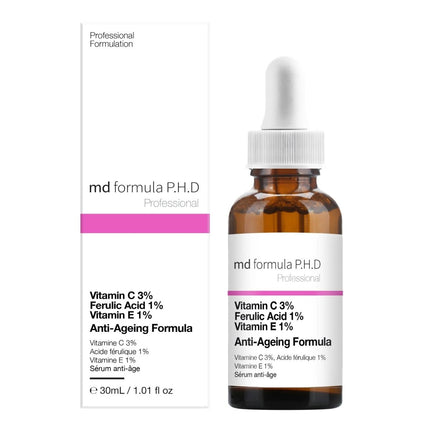 skinChemists US - Anti-Ageing Serum Vitamin C 3%, Ferulic Acid 1%, Vitamin E 1% 30ml