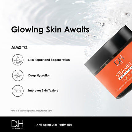 skinChemists US - Anti-Aging Vitamin C Facial Serum 30ml + Vitamin C Anti-Ageing Night Moisturiser 60ml